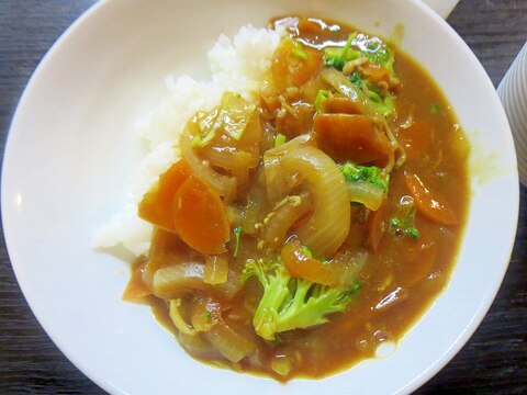 シラス入り野菜カレー